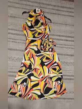 NWT -Anne Klein Multi Colored Dress Size 4